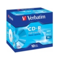 Matricas CD-R Verbatim 800MB 1x-40x Extra Protection, 10 Pack Jewel