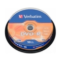 Matricas DVD-R AZO Verbatim 4.7GB 16x 10 Pack Spindle