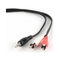 Kabelis Gembird 3.5mm Jack - 2x RCA 2.5m