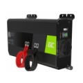 Strāvas pārveidotājs Green Cell PRO 12V to 230V 500W/1000W Pure sine wave