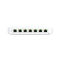 Ubiquiti USW-Ultra-210W-EU compact, Layer 2, 8-port GbE PoE switch with versatile mounting options, 7x GbE PoE+ output ports, GbE port with optional PoE++ input, 202W PoE availability with the included AC power adapter USW-ULTRA-210W-EU