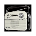 Speaker SVEN SRP-500, white (3W, Bluetooth, FM/AM/SW, USB, microSD, AUX, battery) SV-020422