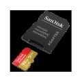 SANDISK Extreme microSDXC 512GB + SD Adapter + 1 year RescuePRO Deluxe up to 190MB/s & 130MB/s Read/Write speeds A2 C10 V30 UHS-I U3 SDSQXAV-512G-GN6MA