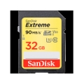 SANDISK Extreme 32GB Memory Card up to 100MB/s, UHS-I, Class 10, U3, V30 SDSDXVT-032G-GNCIN