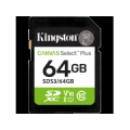 Kingston 64GB SDXC Canvas Select Plus Gen3 100MB/s C10 UHS-I U1 V10 SDS3/64GB