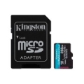 Kingston 256GB microSDXC Canvas Go Plus Gen4 200MB/s A2 U3 V30 Card + Adapter SDCG4/256GB
