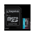 Kingston 128GB microSDXC Canvas Go Plus Gen4 200MB/s A2 U3 V30 Card + Adapter SDCG4/128GB
