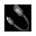AXAGON RUCM-AFAC USB 3.2 Gen 1 Type-C Male > Type-A Female, cable adapter 0,2m, 3A, ALU RUCM-AFAC