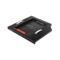 AXAGON RSS-CD09 2.5'' SSD/HDD caddy into DVD slot, 9.5 mm, LED, ALU RSS-CD09