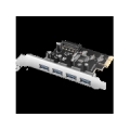 AXAGON PCEU-430RS PCIe card - 4x USB 5Gbps port, SATA power, Renesas PD720201, SP PCEU-430RS
