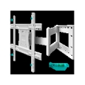 ONKRON Full Motion TV Wall Mount for 40 to 75-inch Flat Panel TVs Digital Panels 68,2 kg, White M7L-W