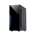 Chassis INTER-TECH B-42 Black Midi Tower, ATX, 2xUSB2.0, Blue LED strip, PSU optional IT-B-42_RGB