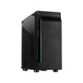 Chassis INTER-TECH A-3411 Creek Gaming Tower, ATX, 1xUSB3.0, 2xUSB2.0, PSU optional, Window side panel, LED light on the front, integrated RGB LED, Black IT-A-3411_CREEK