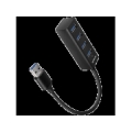 AXAGON HUE-M1AL 4x USB 3.2 Gen 1 MINI hub, metal, 1.2m USB-A cable HUE-M1AL