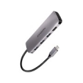 Axagon Multi port USB 3.2 Gen 1 hub. HDMI, card reader and three USB-A outputs. Cable USB-C 20 cm. HMC-HCR3A
