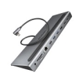Axagon Multiport USB-C 5Gbps TRIPLE 4K DISPLAY hub HMC-4KX3 HMC-4KX3