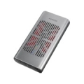 EEM2-20GD USB-C 20Gbps Dual M.2 NVMe SSD CLONE MASTER Enclosure. External USB-C 20Gbps metal box for two M.2 NVMe SSD disks with cloning functionality. EEM2-20GD