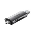 AXAGON CRE-SAC External USB 3.2 Gen1 Type-C+Type-A 2-slot SD/microSD CRE-SAC