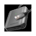 Axagon Aluminum high-speed USB-A 3.2 Gen 1 memory card reader. 3 slots, UHS-II. CRE-S3
