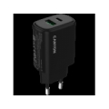 CANYON charger OnCharge 250 25W 1xPD 1xQC EU Black CNE-CHA250-31