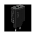 CANYON charger OnCharge 200 20W 1xPD 1xQC EU Black CNE-CHA200-31