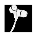 CANYON headphones EPM-01 Mic 1.2m White CNE-CEPM01W