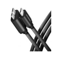 Axagon Data and power suply USB 3.2 Gen1 cable lengh 1 m. 3A. Black. BUMM3-CM10AB