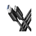 Axagon Data and charging USB 3.2 Gen1 cable length 1 m. 3A. Black. BUMM3-AM10AB
