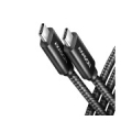 AXAGON BUCM4X-CM10AB NewGEN+ cable USB-C <-> USB-C, 1m, USB4 Gen 3×2, BUCM4X-CM10AB
