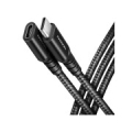 Extension USB 20Gbps cable length 0.5 m. PD 240W, 5A, 8K HD video. Black braided. BUCM32-CF05AB