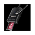 AXAGON ADM2-CM USB-C 3.2 Gen2 - 1x NVMe/SATA SDD Adapter ADM2-CM