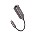 AXAGON ADE-TRC Type-C USB3.2 Gen 1 - Gigabit Ethernet 10/100/1000 Adapter, metal, titan grey ADE-TRC