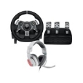 LOGITECH G920 Driving Force Racing Wheel + Astro A10 - WHITE 991-000487