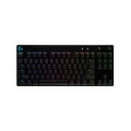 LOGITECH G PRO X TKL LIGHTSPEED Mechanical Gaming Keyboard - BLACK - US INT'L - TACTILE 920-012136