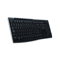 LOGITECH K270 Wireless Keyboard - BLACK - US INT'L - EER 920-003738