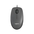 LOGITECH M100 Corded Mouse - BLACK - USB 910-006652