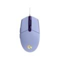 LOGITECH G102 LIGHTSYNC Corded Gaming Mouse - LILAC - USB - EER 910-005854