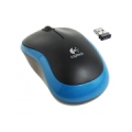 LOGITECH M185 Wireless Mouse - BLUE - EWR2 910-002236