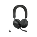 JABRA EVOLVE2 75, Link390a MS Stereo Black, EVOLVE2 75 headset Black MS, Link 380 BT adapter USB-A MS,1.2m USB-C to USB-A cable, carry pouch, warranty and warning (safety leaflets) 27599-999-999