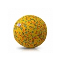 Bubabloon lateksa balons ar auduma pārvalku, Circles Yellow
