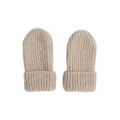 Lodger Mittens Folklore Merino vilnas bērnu cimdiņi, Beige, 0-12m