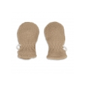 Lodger Mittens Teddy bērnu cimdiņi, Beige, 0-12m