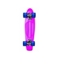 No Rules Skateboard fun skrituļdēlis ar gaismiņām, rozā