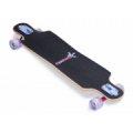 Muuwmi Longboard Compact Skateboard skrituļdēlis, ABEC 7, ar gaismiņām