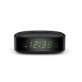 PHILIPS radio pulkstenis, melns