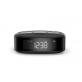 PHILIPS radio pulkstenis, melns