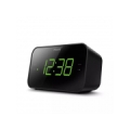 PHILIPS radio pulkstenis, melns