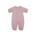 Lodger Jumper Tribe Muslin mazuļu rāpulis bez pēdiņām, Rose, 74 cm