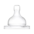Philips Avent Pretkoliku barošanas pudeļu silikona knupīši, ātras plūsma, 6M+ (2 gab.)