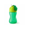 Philips Avent Krūzīte ar elastīgu salmiņu, 300 ml, 12M+, zaļa